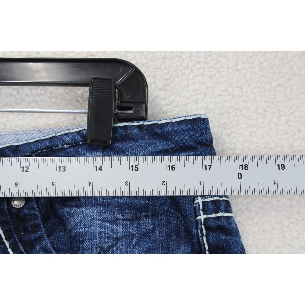 Camp David Men Nick Regular Fit Dark Wash Denim Jeans White Stitching Size 31x32 - Picture 11 of 16